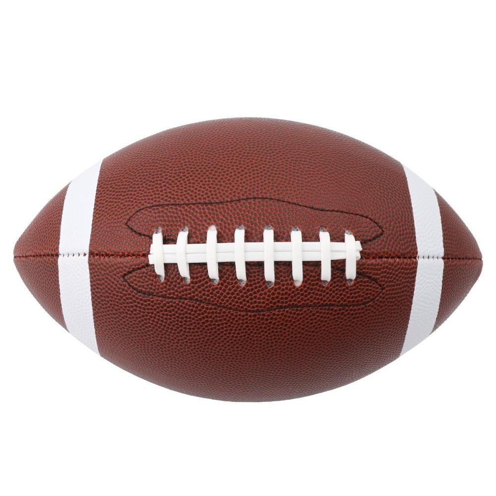 Brown American Football Size 9 Sports Ball Comfortable Grip Rugby Ball Outdoor Sports