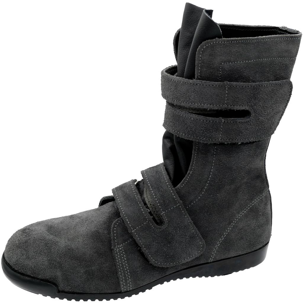 Simon Safety Long JIS for Working At Velvet with Size 3038 Boots, Boots, Standard, Heights, Oil-Resistant, Slip-Resistant, Durable, Velcro, Black,