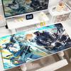 Nowa podkładka na biurko Genshin Impact Anime Gaming Fajny Varka Podkładka pod mysz do gier Zablokowana krawędź Antypoślizgowa gumowa Mata do gry Biurowa Klawiatura Podkładka pod mysz
