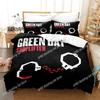 Green Day 'AMERICAN IDIOT 3D NOU Huse de pilotă Huse de pernă Set de lenjerie de pat Decorare Dormitor Adult Fată Copii Single Dublu Mare