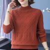 Middle Aged Mother Women's Knitting Pullover Sweater Autumn/Winter Loose Ladies Comfortable Pull Femme Sweater Top