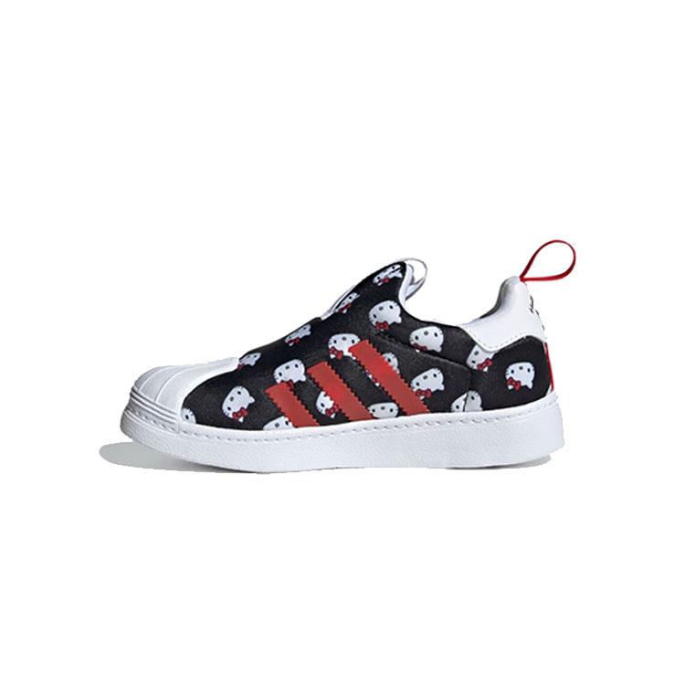 Adidas Superstar 360 Hello Kitty Cloud White Core Black Vivid Red PS GY9212 34