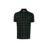 Polo SS22 Plaid Logo Embroidered Short Sleeve Polo Shirt Men Tops Multicolor 710853191-001