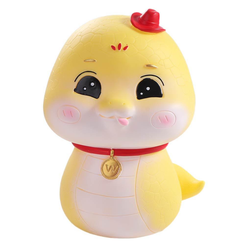 Save Money Zodiacs Snake Piggy Bank Large Capacity Snake Coin Storage Box  Coins Cash