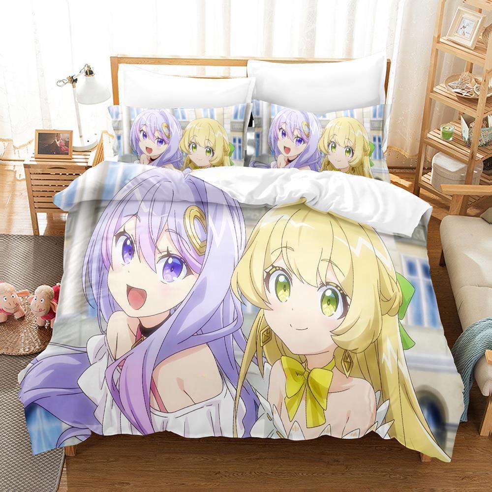 The Aristocrat's Otherworldly Adventure Bedding Set Cartoon Anime three-piece Set Adult Kid Bedroom Duvet Cover Sets 3D Kawaii