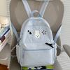 Large Capacity Student Schoolbag Female Bunny Pattern Backpack