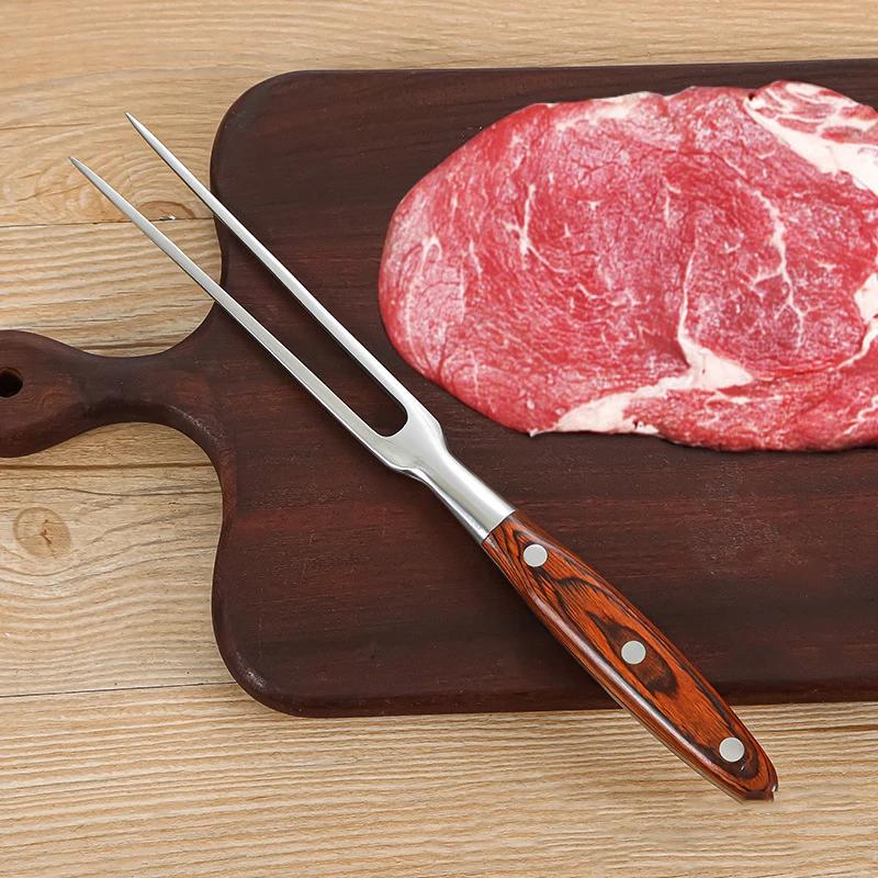 Barbecue Fork Beef Grill Tools Bbq Accessories Stainless Steel Portable Outdoor Bbq Camping Cooking Barbecue Grill Grill Grill