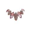 Shiny Zircon Geometric Brooches Rhinestone Lapel Pins New Leaf Brooches  Gifts