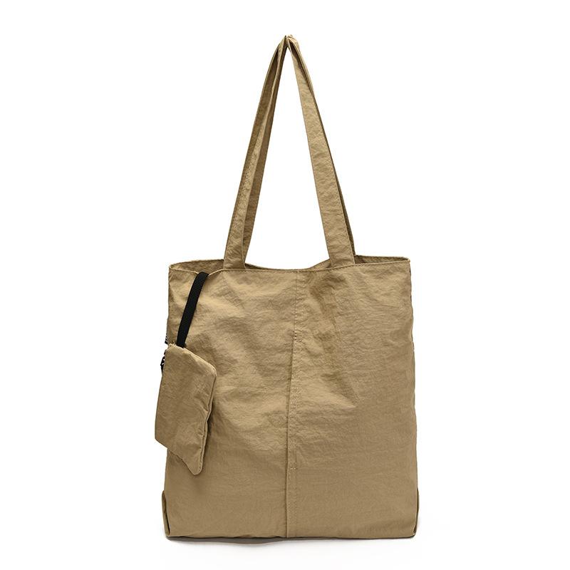 Japanese Tote Bag Casual Shoulder Cloth Bag Women's Niche Design Sense Canvas Large-capacity Commuter Tote Extra Large Bag