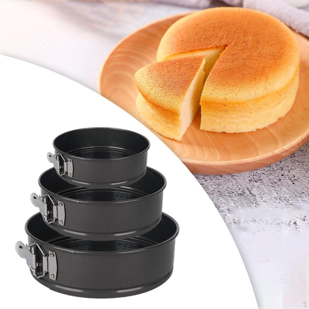 Springform Pan Stainless Steel Baking Tin Cake for Party Wedding 12 18 24cm