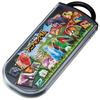 Skater Lunch Box Trio Set Chopsticks Spoon Fork Ania Kingdom Ania Children's Antibacterial Treatment Easy To Open Sliding Type Made In Japan TACC2AG-A