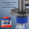 Upgraded Drain Hoses Floor Drain Joint Drain Pipe Ground Joint Stable & Safe Downcomer Adapter for Washing Machines