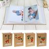 Kraft Album 4x6 Inch 100 Pockets Photo Album Kraft Paper Hollow Photo Storage Slip-in Slip-in Album Family Collection