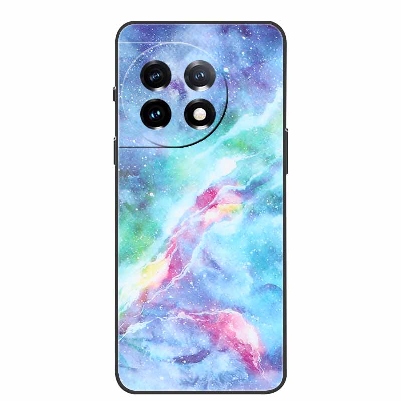 For One Plus 11 Case Marbled Granite Stone Texture Phone Cases for Oneplus 11R Shockproof Soft Cover on for Oneplus11 5G Silicon