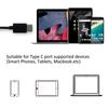Microphone Earphone USB 3.1 Converter Audio Adapter Cable Cord Type-C To 3.5mm AUX Jack
