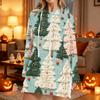 Women's Casual Long Sleeve Christmas Print Hoodie for Winter Holiday