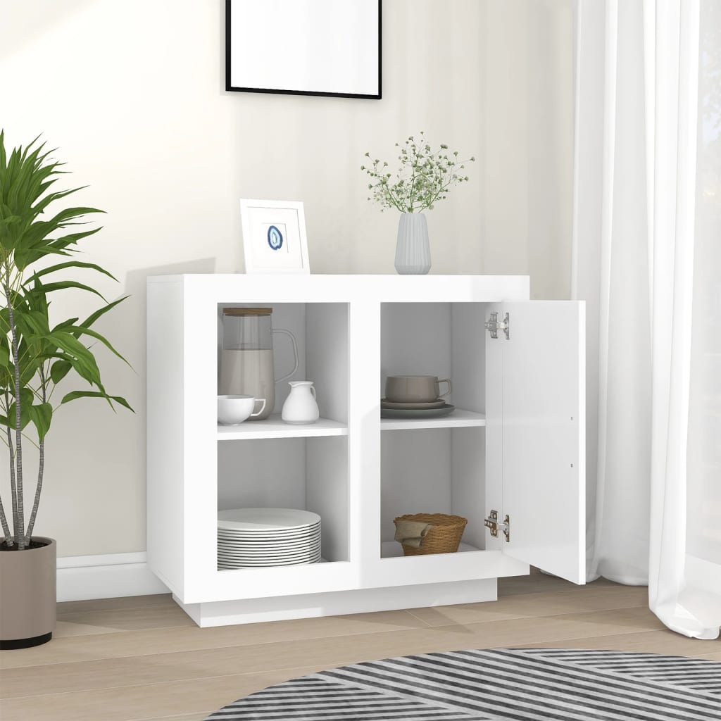 vidaXL Sideboard Weiß 80x40x75 cm