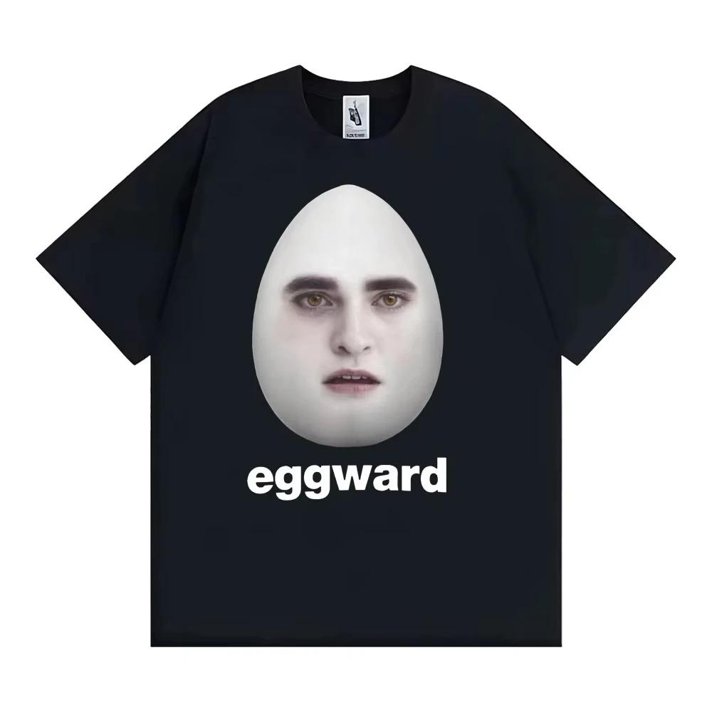 Twilight Eggward Funny Meme TShirt Edward Cullen Parody TShirt Robert Pattinson TShirt Unisex Casual Comfortable Tshirts S