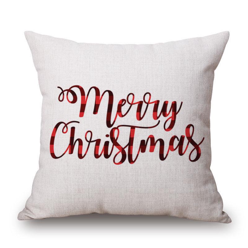 Classic Merry Christmas Xmas Gift Designed Throw Pillow Case Cover Cushion 18 X 18 Inch Ideal For Holiday Cheer And Comfort