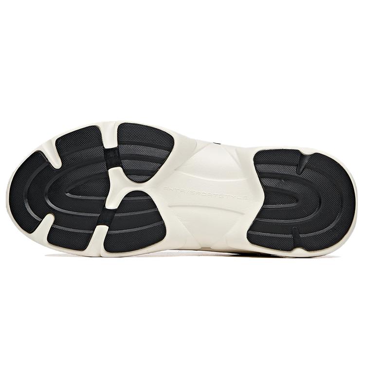 ANTA Chunky Sneakers Women's Low top Black/Ivory White 12948883-1