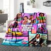 Grand Theft Auto Decke Weich & Gemütlich Großartig für Sofa Sessel Büro für Alle Jahreszeiten Verspieltes Design Perfektes Geschenk für Verwandte und Freunde