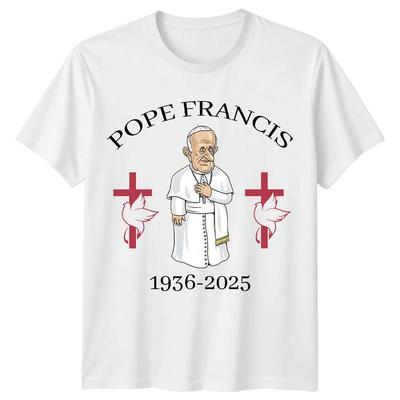 Remembering Pope Francis 1936-2025 T-Shirt Family Tee Love Faith Outfit
