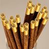 Chicken Wing Wood Chopsticks for Home Use Hotel High Grade Solid Wood Chopsticks Set Metal Head Lacquerless Waxless Chopsticks