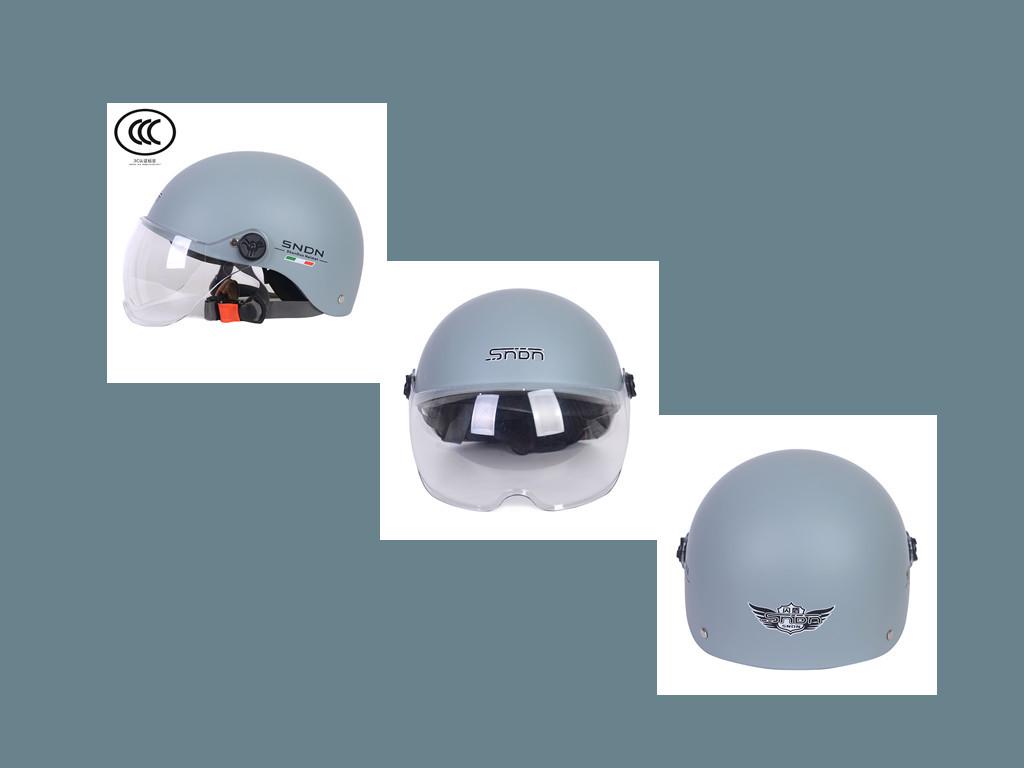 3C Certified Flash Shield Helmet for Electric Cars and Motorcycles - UV Protection, Women's Summer, Men's Four Seasons, Universal Fit