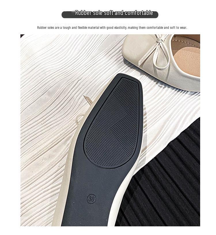 Silberne Schleife Ballerinas: 2025 Mary Jane Stil Damen Schuhe