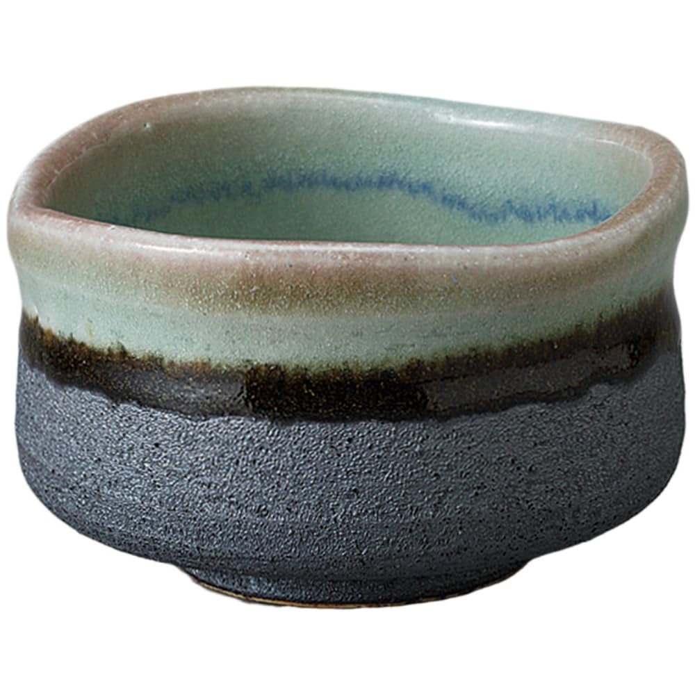 Matcha x Celadon with Iron Mino Made in Japan Ale-net Bowl, 10.7 H6.3cm, Glaze, Ware,