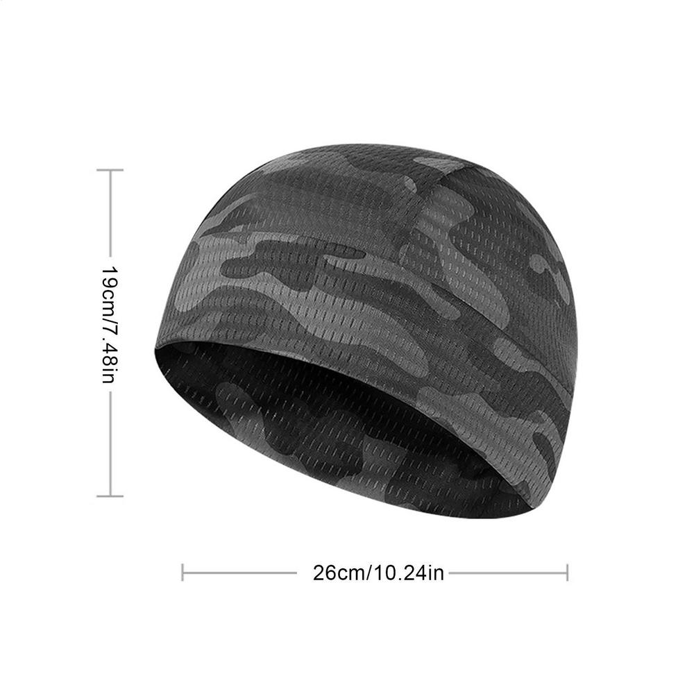 Summer Cycling Caps For Men Motorcycle Under Helmet Liner Hat Sweat-Wicking Quick Dry Breathable Sports Caps Beanie Skull Caps