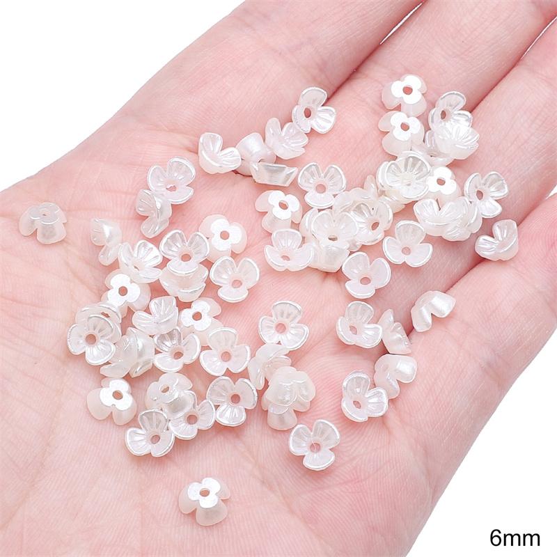 

20-50 шт. АБС-пластиковые круглые искусственные жемчужные бусины для самостоятельного изготовления ювелирных изделий, аксессуаров для украшения дома 6mm