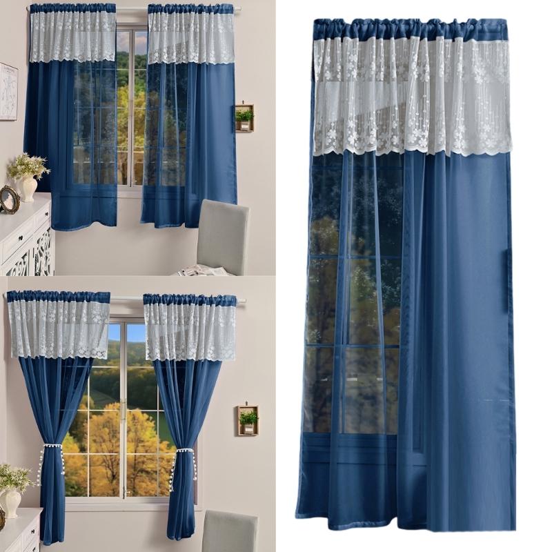 Artistics Semi Sheer Window Sheers Polyester Materials Easy Setups Ideal for Living Room Bedrooms