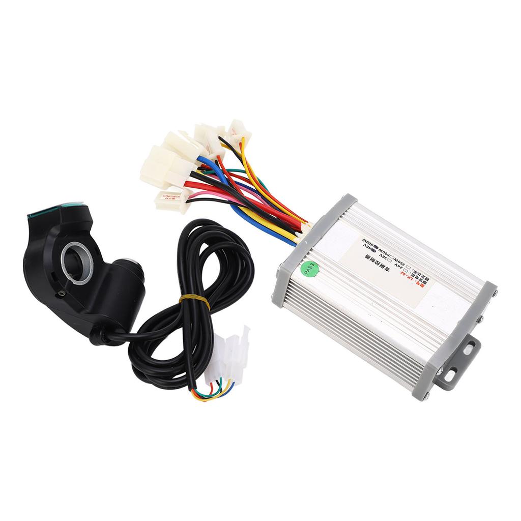 48V 800W Bike Brush Controller Set with Keys Thumb Throttle Electric Bicycle Conversion Kit for