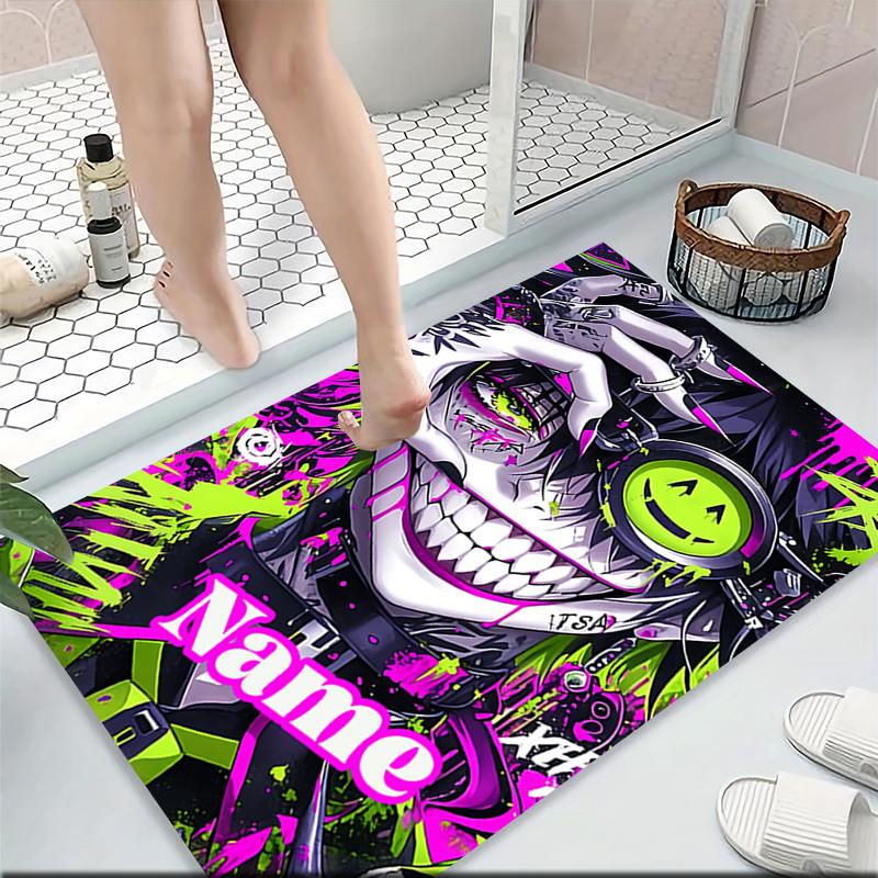 Custom Name Electric Arcane Dance Carpet Rug Customizable Soft Washable Anti-Slip Home Living Room Sofa Mats Personalized Rug. 0909146
