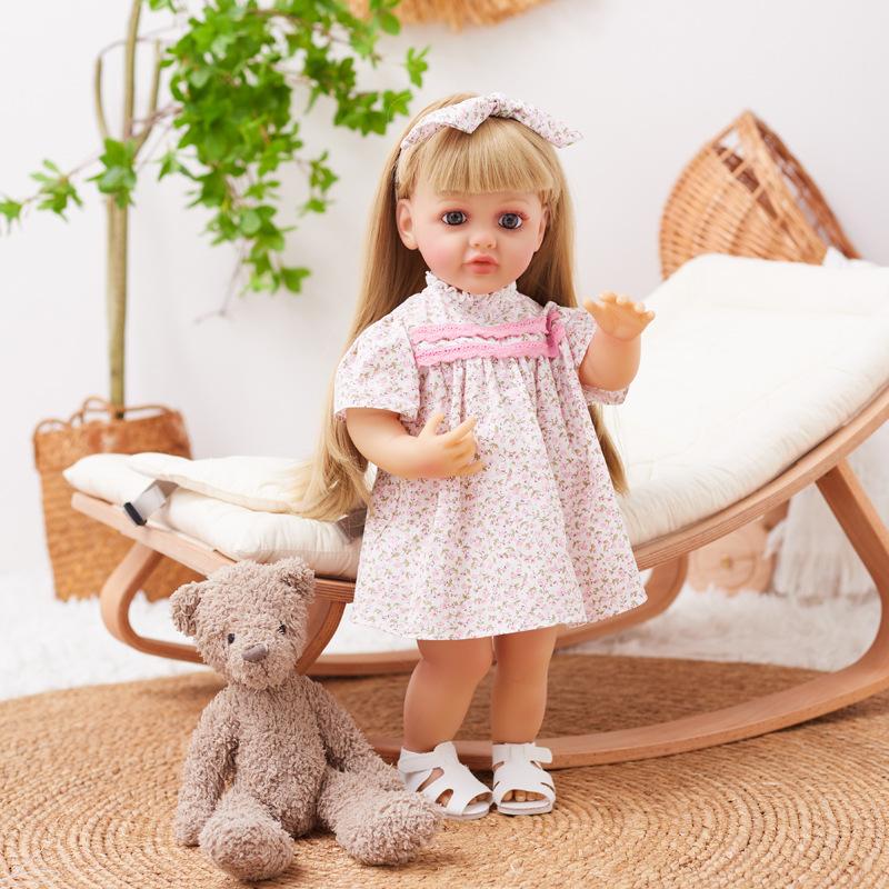 Dolls New Reborn Doll Imitation Dolls Enamel Dolls Children Companion Toy Girl Gift