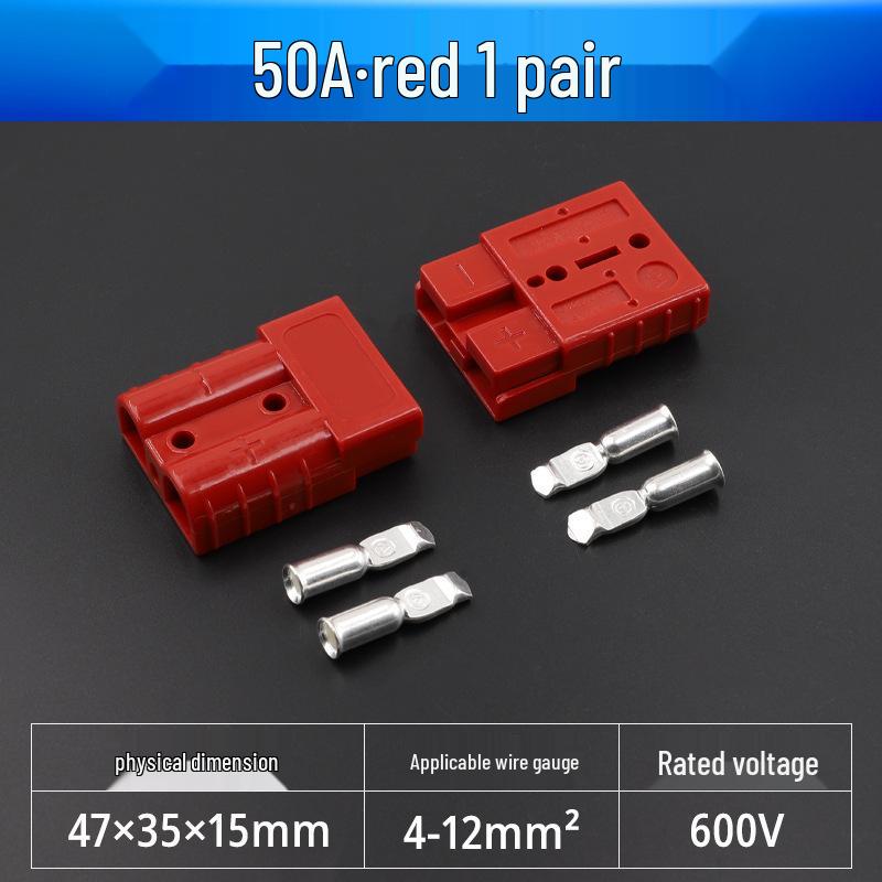 50A/120A/175A High Current EV & Forklift Battery Charging Connector - Male/Female
