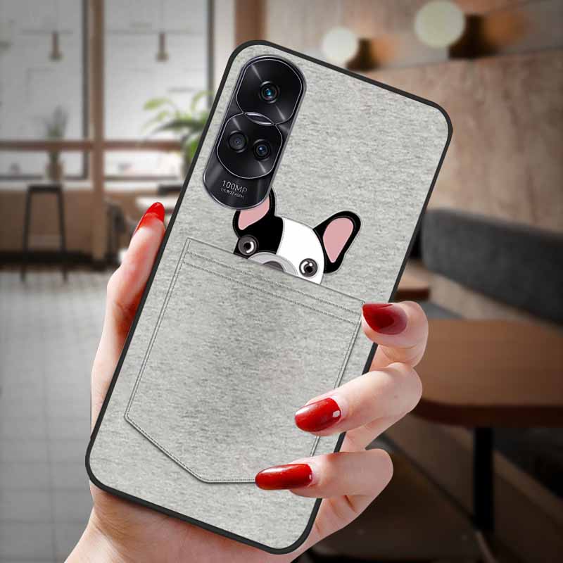 For Honor 90 Lite 5G Case 3D Flower Relief Emboss Silicon Back Cases For Honor 90 Cover Honor90 Pro 90Pro 90Lite Soft Protective