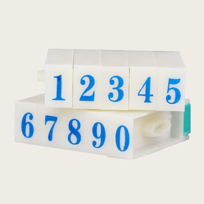 RYZH S-1 Movable Type Digital Number Stamp Set