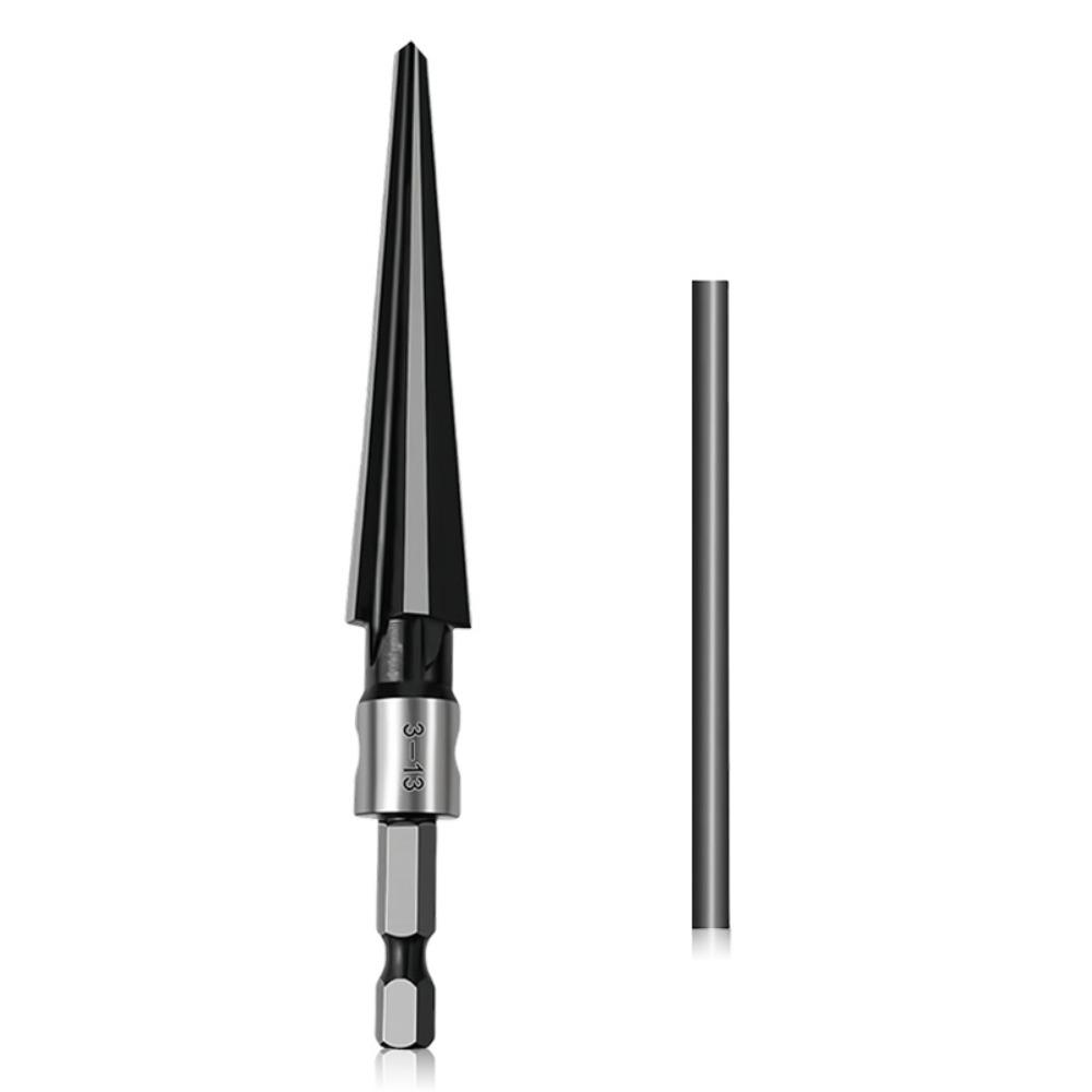 Carbon Steel Taper Reamer Set Chamfer Metal Hole Opener Tapered Reamer Tool  Hand Reamer Tool