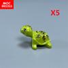 Non-Toxic Moc Bricks Frog Lobster Turtle Clown Fish Little Mermaid For Building Blocks Part Compatible Assembles Particles Children'S Toys