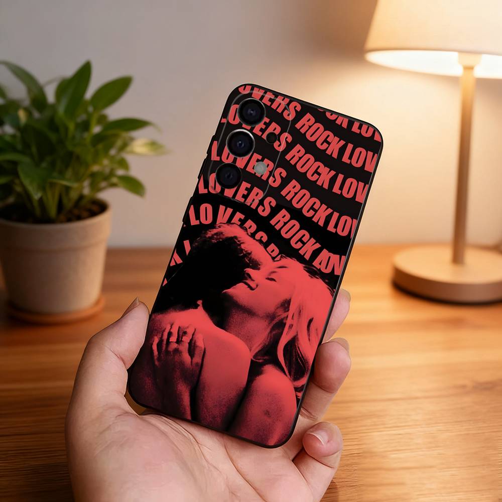 

T-TV Girl Band Phone Case For Samsung S25,S24,S21,S22,S23,S30,Ultra,S20,Plus,Fe,Lite,5G Black Cover Samsung S25Plus