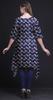 Bimba Black Blocks Block Women Kurtas Ethnic Printed Asymmetric Summer Wear Tops For Women