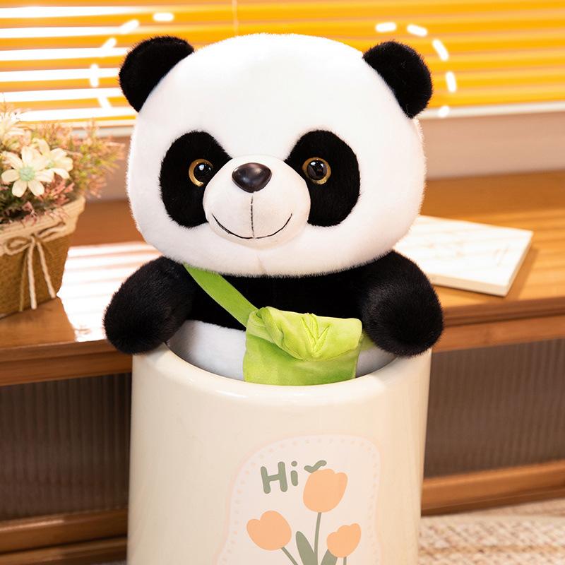 Cartoon Cute and Adorable Backpack Giant Panda Creative Plush Toy Doll Company Group Purchase Chengdu Souvenir Gift