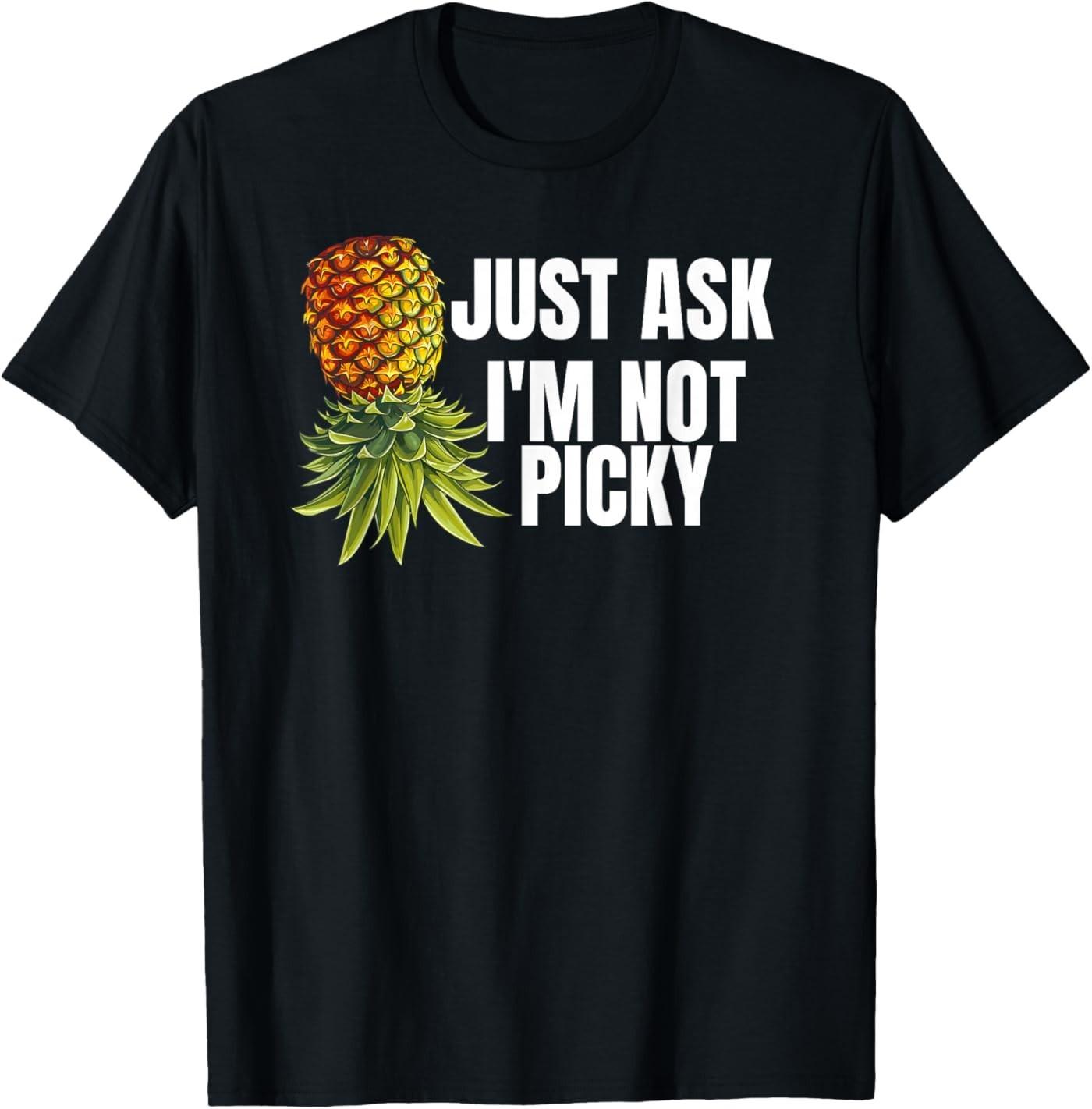 Swinger Party Funny Embarrassing Upside Down Pineapple T- Unisex T-Shirt S
