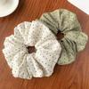 Elegant Elastic Hair Scrunchies With Dot French Design Ponytail Holder Women's Fashion Hairpiece For Sports Daily Use