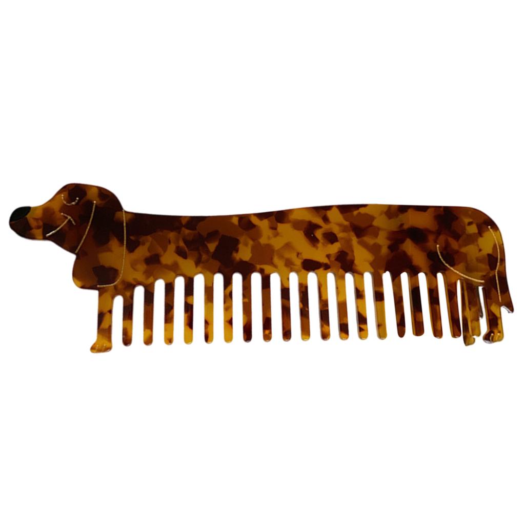 Einzigartiger tierinspirierter Haarkamm Natürliche Textur für glattes Styling Bequemer Griff Für den Heim- und Reisegebrauch