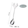 4pcs Christmas Elk Head Shape Stainless Coffee Spoon New Year 2026 Christmas Decoration Table Decor for Home Navidad 2025 Gifts