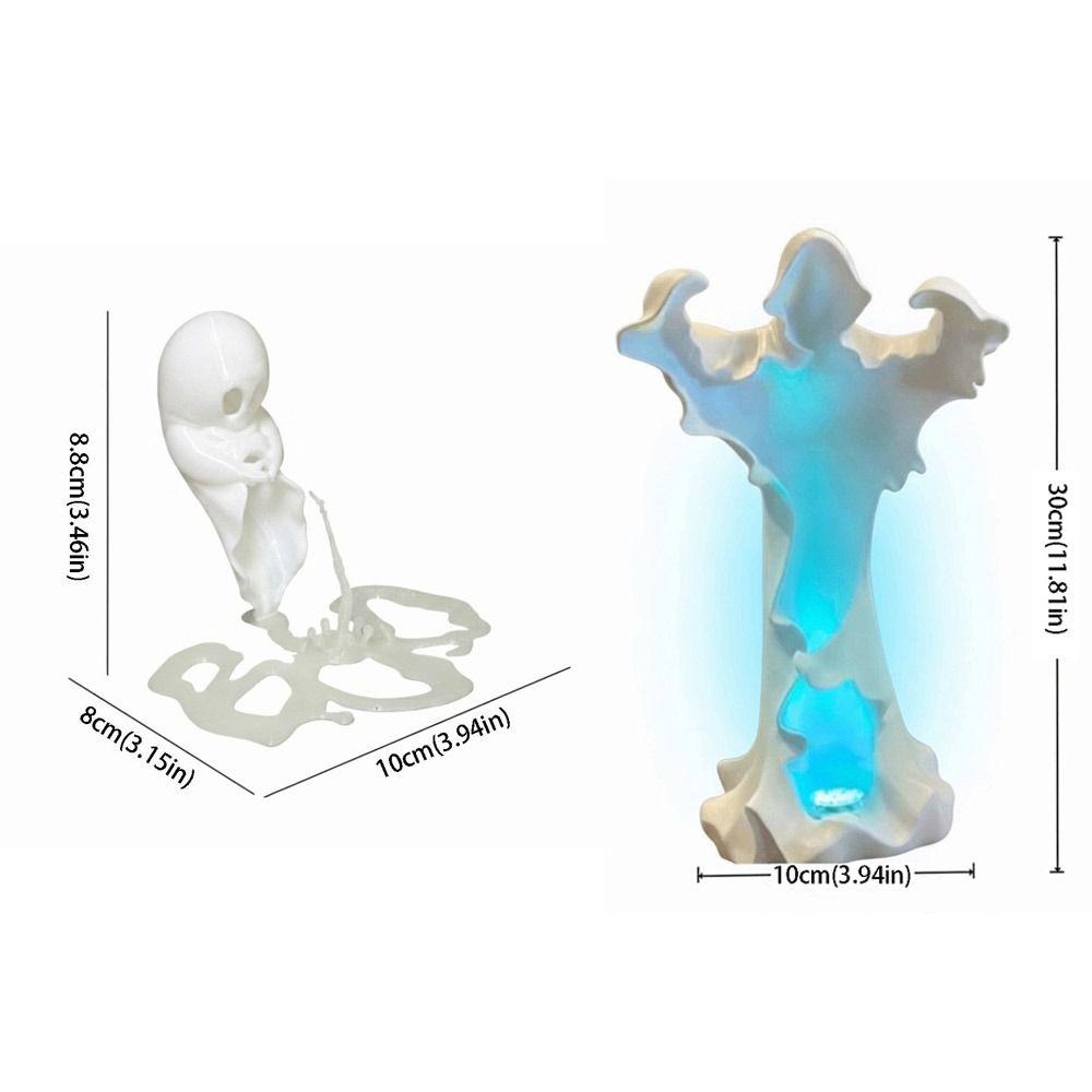 Funny Peeing Ghost Figurine Creative Playful Halloween Figurine Wacky Cute Squirt Ghost Statue Party Decoration
