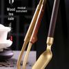 Premium Brass & Solid Wood Tea Ceremony Tool Set